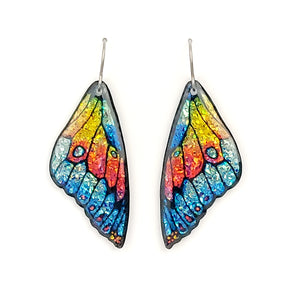 Sparkly Butterfly Wing Earrings