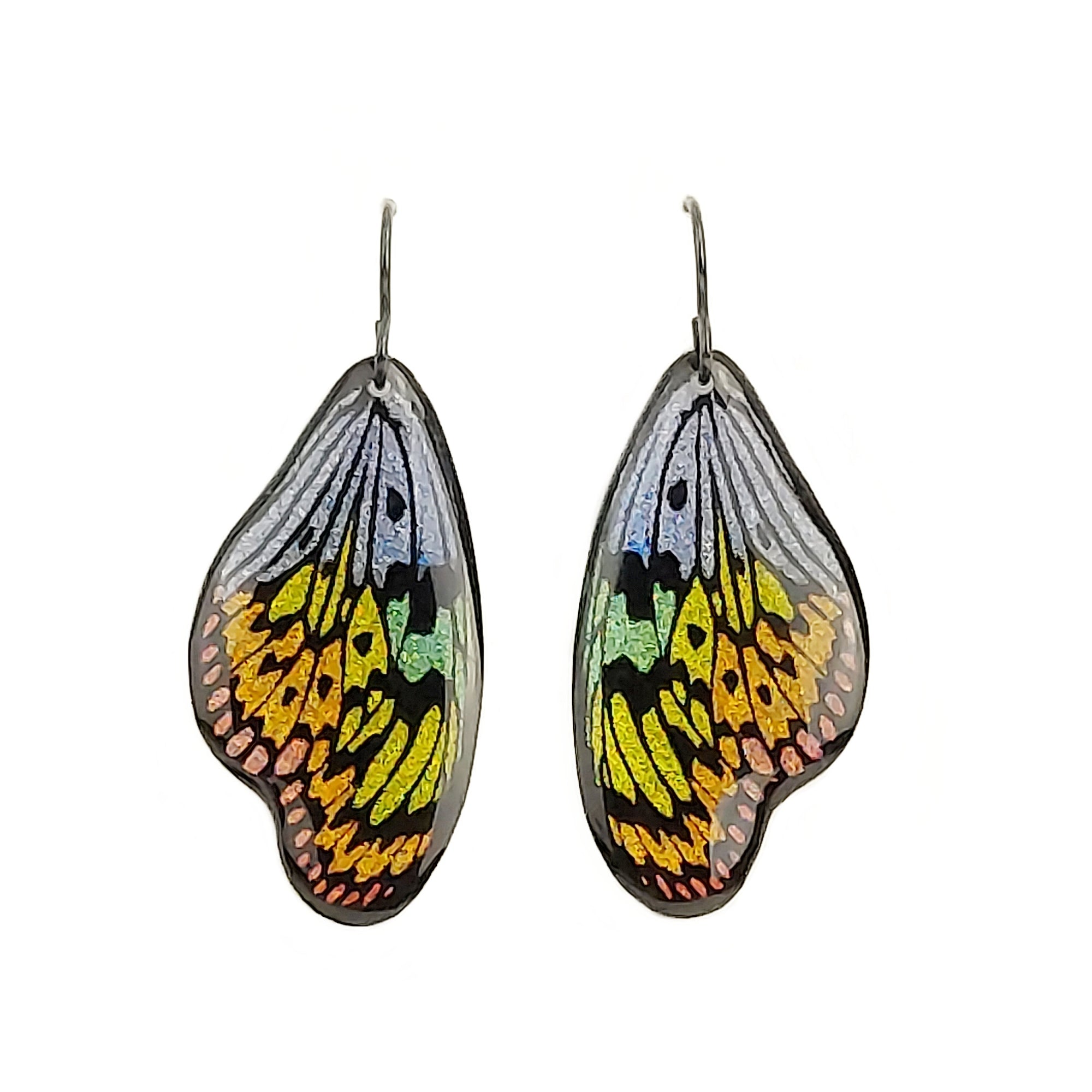 #18 (2) Butterfly Wing Earrings