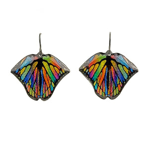 Abstract Colorful Butterfly Earrings