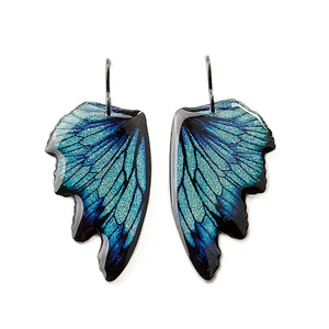 #25 (2) Large Magical Sparkle Artsy Wing Earrings