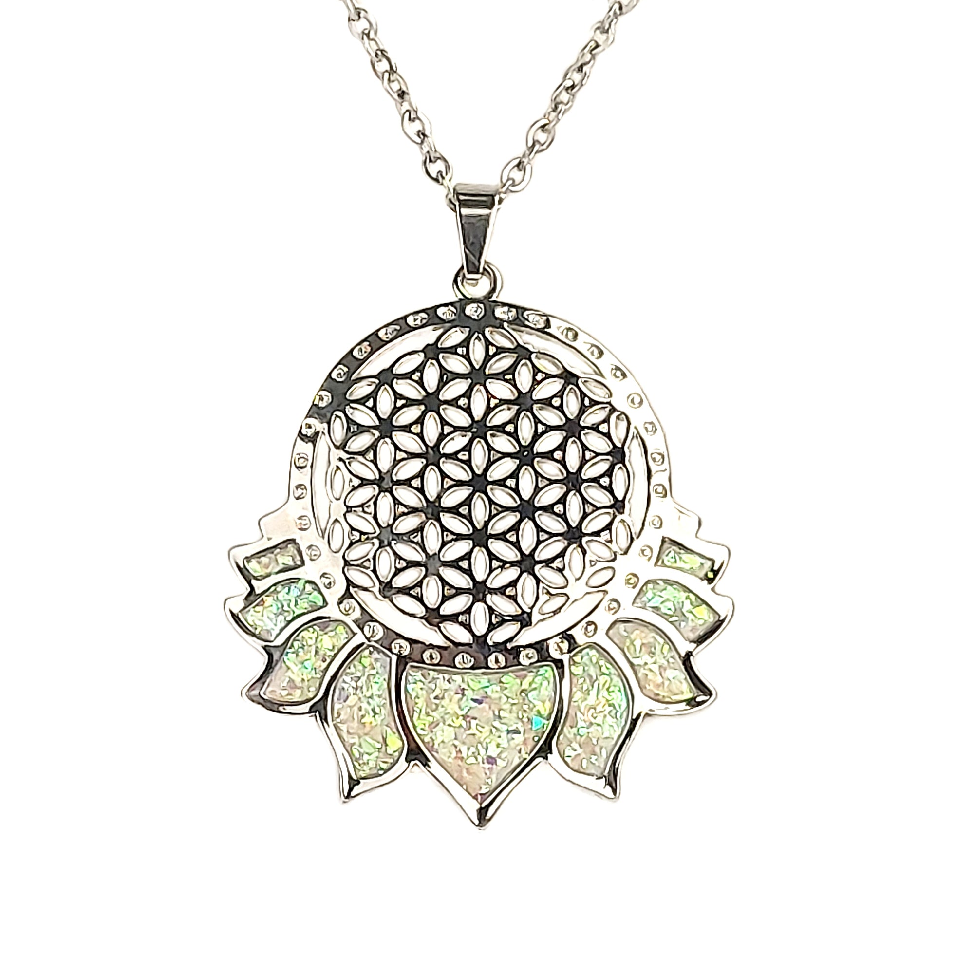 Flower of Life Lotus Necklace