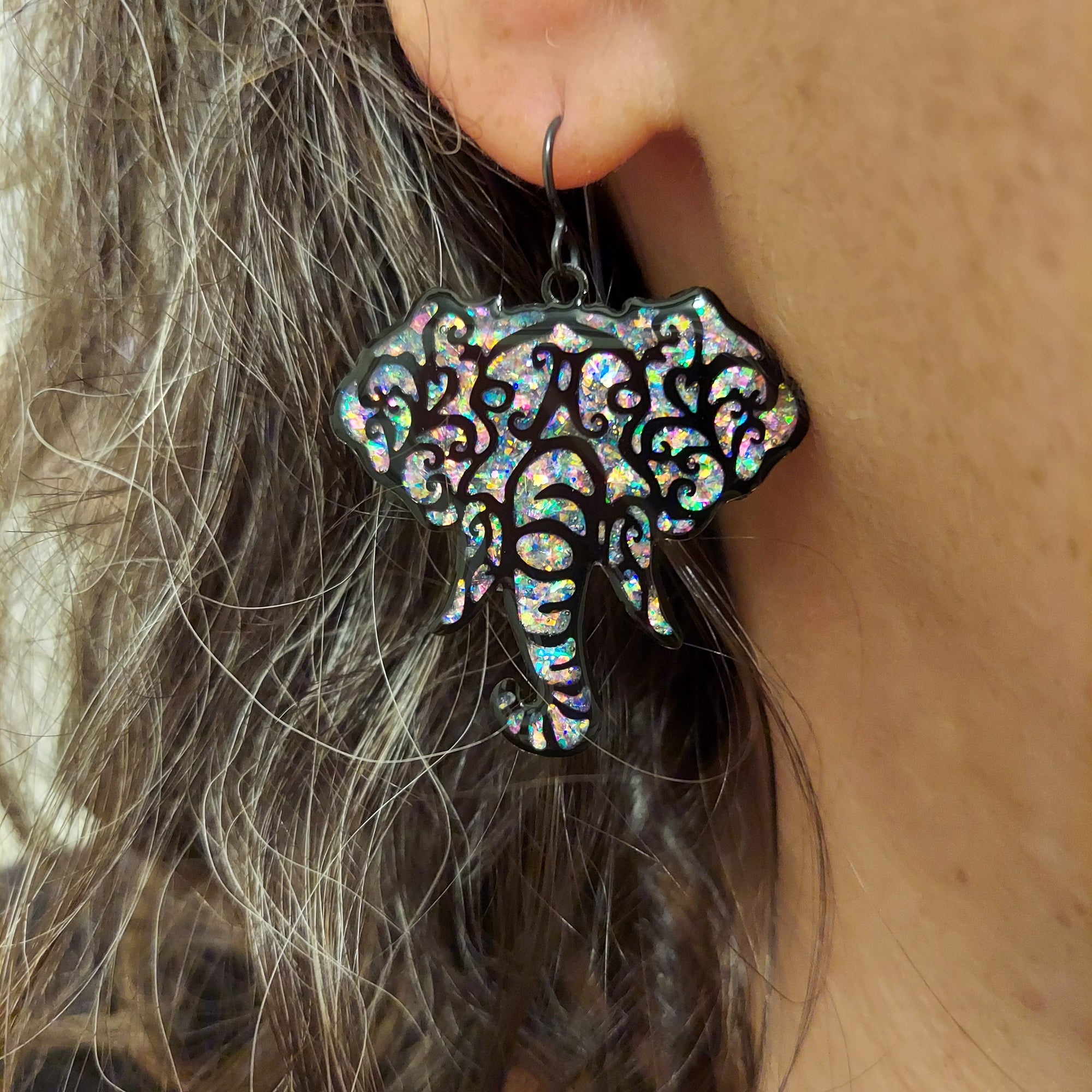 #20 (1) Elephant Earrings
