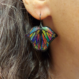 Abstract Colorful Butterfly Earrings
