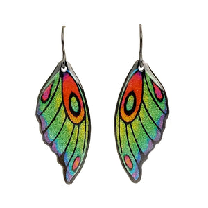 Brilliant Peacock Feather Earrings