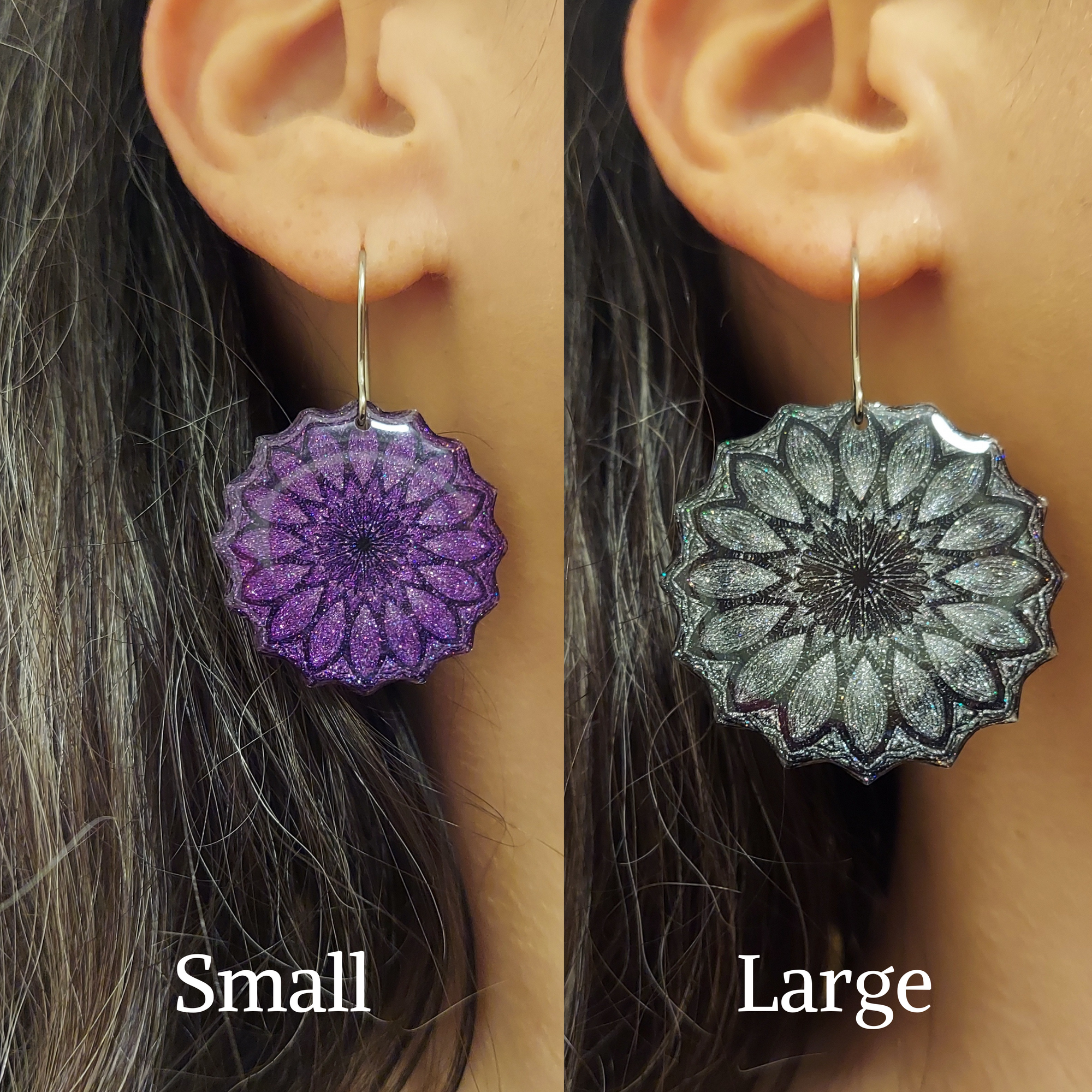 Modern Mandala Earrings